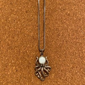 Sterling Silver Octopus Necklace